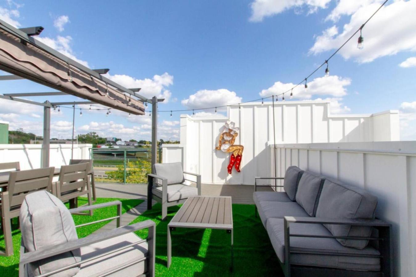 Skyline Serenity Rooftop Patio With Ping Pong Vila Nashville Exterior foto